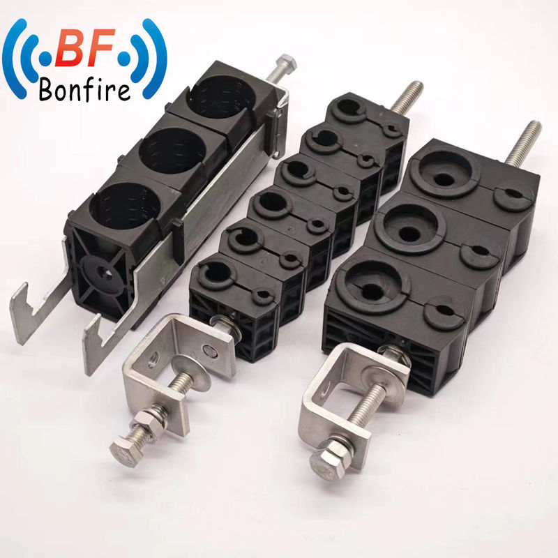 Maxdao Fiber Power Optic Clamp 5-7 mm 19-25 mm 3 Way Cable Feeder Clamp per l'ordine di prova
