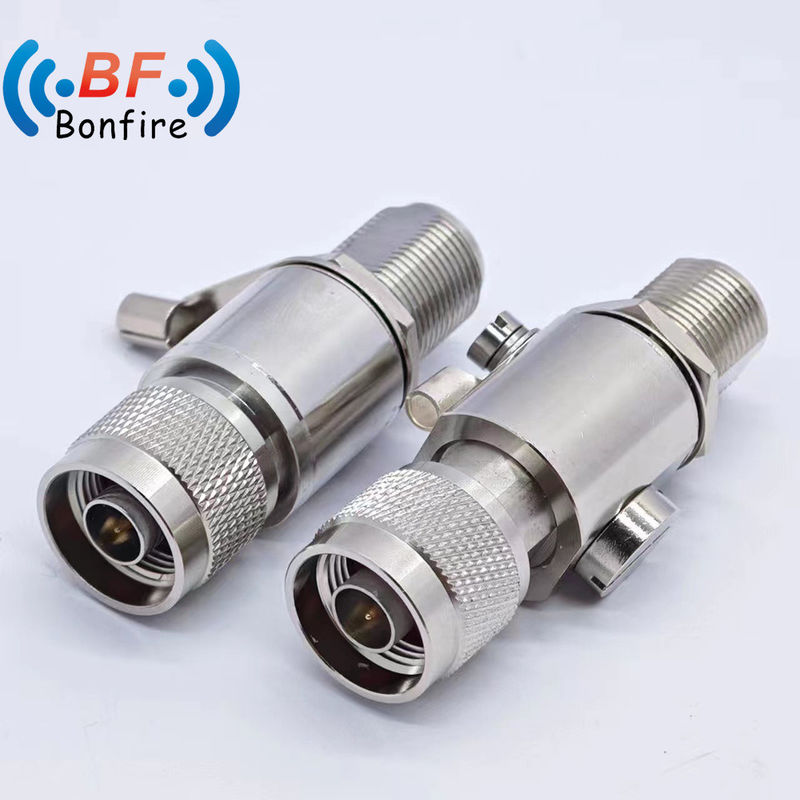 698-3800MHz F Femmina a Jack Femmina connettore coassiale accessorio di protezione da fulmini