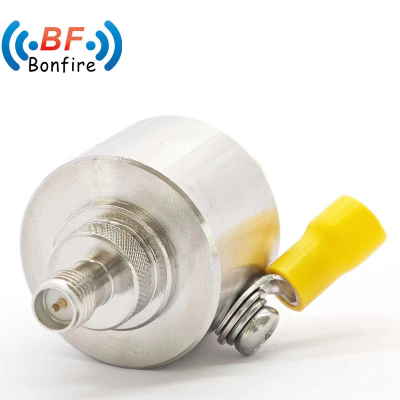 Grigio 50 ohm Tipo F Maschio innesco a F femmina Jack Coaxial Surge Protector Arrestor 0-3GHz