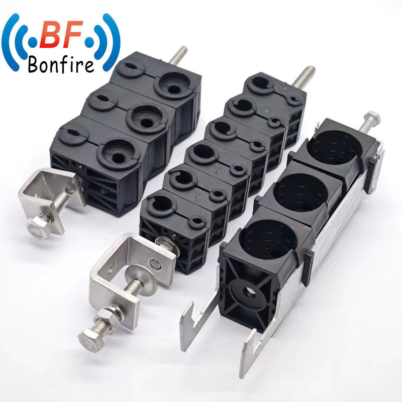 6 corse 2X3 stacks Clampo per cavi ottici e di alimentazione per esigenze personalizzate Peso lordo 0,410 kg