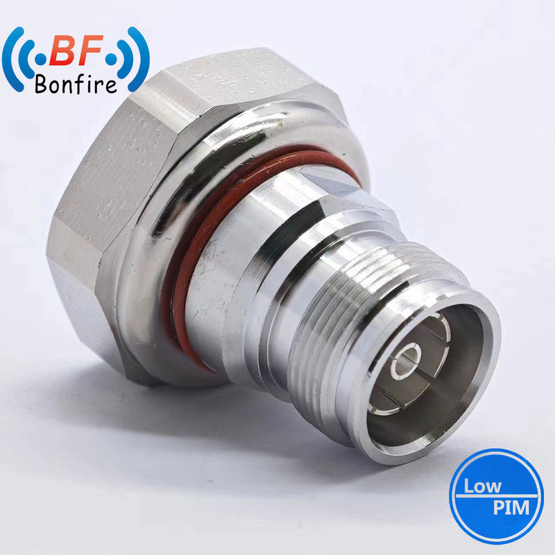 Connettore RF impermeabile DC-4GHz -155dbc N da femmina a 4,3-10 maschi Adaptore RF IP 67